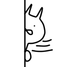 No tail loose white cat the fourth. sticker #6941875