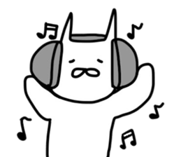 No tail loose white cat the fourth. sticker #6941881