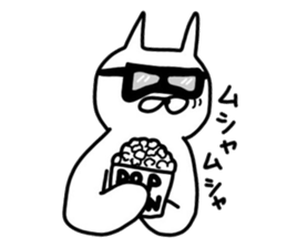 No tail loose white cat the fourth. sticker #6941891