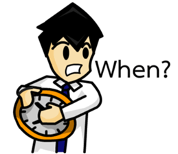 Mr. Yen - Daily Life (Eng) sticker #6941993