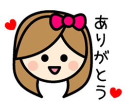 Cute woman of someone's fan sticker #6942031