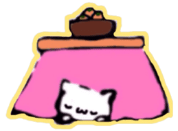 round cute cat sticker #6942217