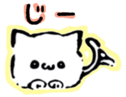 round cute cat sticker #6942236