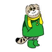 Daily life of Pallas's Cat sticker #6942296