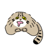 Daily life of Pallas's Cat sticker #6942303