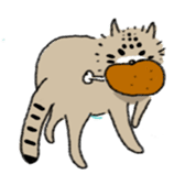 Daily life of Pallas's Cat sticker #6942305