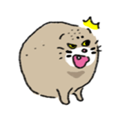 Daily life of Pallas's Cat sticker #6942307