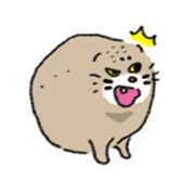 Daily life of Pallas's Cat sticker #6942307