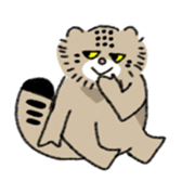 Daily life of Pallas's Cat sticker #6942310