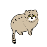 Daily life of Pallas's Cat sticker #6942318