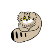 Daily life of Pallas's Cat sticker #6942321