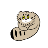 Daily life of Pallas's Cat sticker #6942321