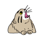 Daily life of Pallas's Cat sticker #6942322