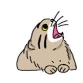 Daily life of Pallas's Cat sticker #6942322