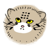 Daily life of Pallas's Cat sticker #6942328