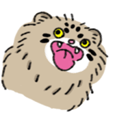 Daily life of Pallas's Cat sticker #6942330
