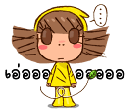 YELLOW SUN:IN THAI JA sticker #6943036