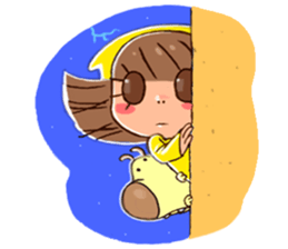 YELLOW SUN:IN THAI JA sticker #6943039