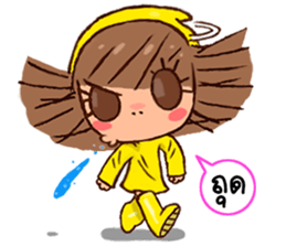 YELLOW SUN:IN THAI JA sticker #6943041