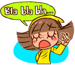 YELLOW SUN:IN THAI JA sticker #6943044