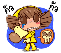 YELLOW SUN:IN THAI JA sticker #6943045