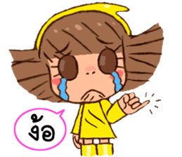 YELLOW SUN:IN THAI JA sticker #6943055