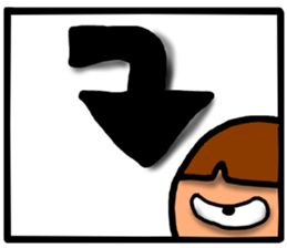 Girl sticker-1 sticker #6943131