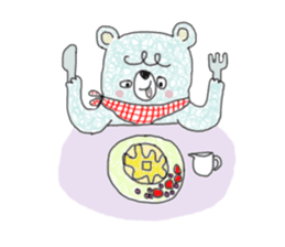 Diary of Dizzy bear sticker #6943189