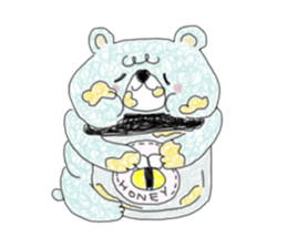 Diary of Dizzy bear sticker #6943190