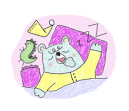 Diary of Dizzy bear sticker #6943215