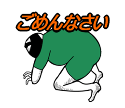 a topknot (hairstyle). sticker #6943459