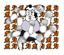 a topknot (hairstyle). sticker #6943482