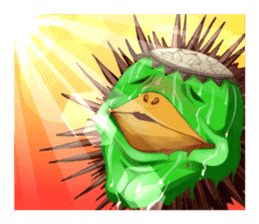 Sea Urchin and God story sticker #6944615