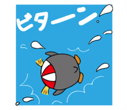 Hot Even penguins! Anyway for Summer. sticker #6944833