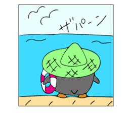 Hot Even penguins! Anyway for Summer. sticker #6944837