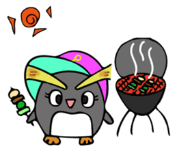 Hot Even penguins! Anyway for Summer. sticker #6944844