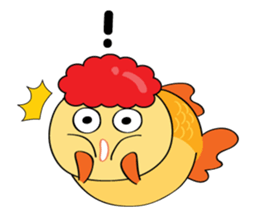 Goldfish wun kun sticker #6946496