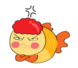Goldfish wun kun sticker #6946498