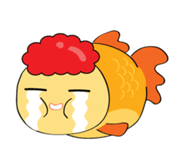 Goldfish wun kun sticker #6946502