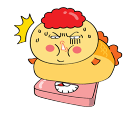 Goldfish wun kun sticker #6946507