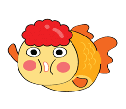 Goldfish wun kun sticker #6946513