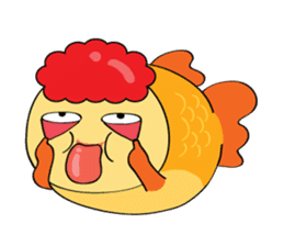 Goldfish wun kun sticker #6946517