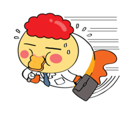 Goldfish wun kun sticker #6946519