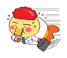 Goldfish wun kun sticker #6946519
