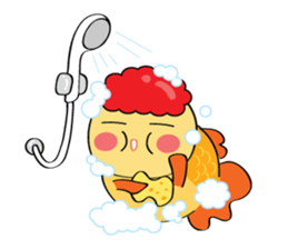 Goldfish wun kun sticker #6946532