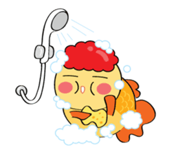 Goldfish wun kun sticker #6946532