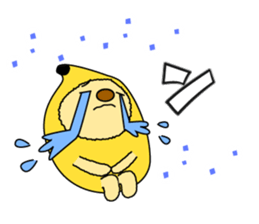 The Usapippi by banana bear place2 sticker #6946833