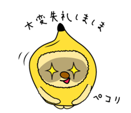 The Usapippi by banana bear place2 sticker #6946849