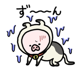 Neko-Buta Pon-chan sticker #6946859