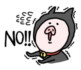 Neko-Buta Pon-chan sticker #6946861